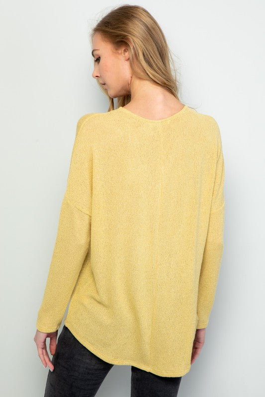 FRONT ZIPPER TOP ( PALE MUSTARD) - BEYOUtify Boutique