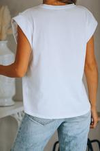 COTTON BLEND ROUND NECK TEE (WHITE) - BEYOUtify Boutique