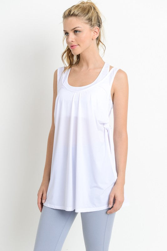 WORKOUT TANK TOP (WHITE) - BEYOUtify Boutique