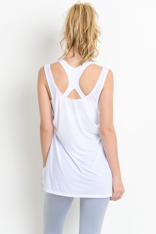 WORKOUT TANK TOP (WHITE) - BEYOUtify Boutique