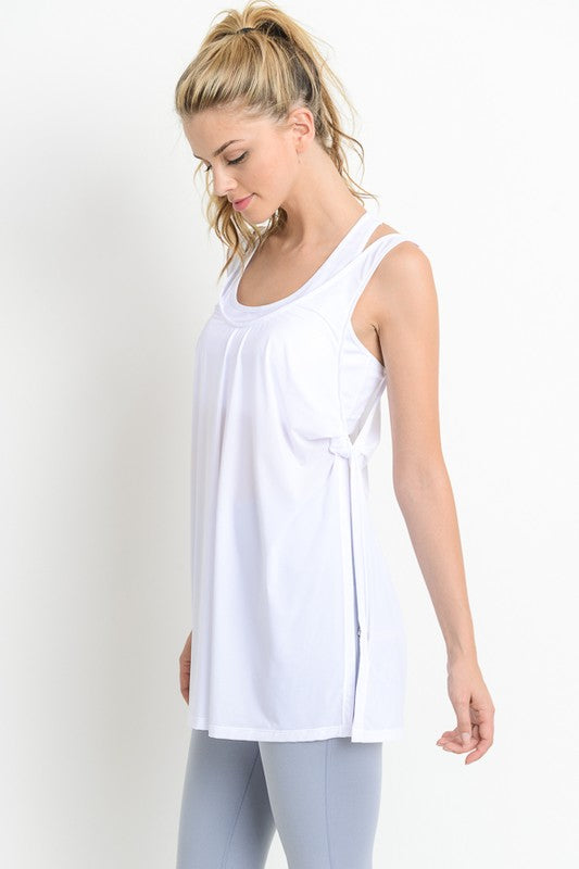 WORKOUT TANK TOP (WHITE) - BEYOUtify Boutique
