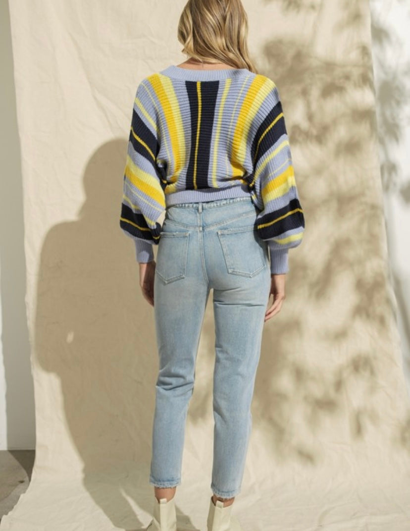 Haley Dolman Cropped Sweater - BEYOUtify Boutique