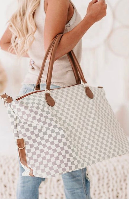 Heading to Montana Weekend Tote (Brown) - BEYOUtify Boutique