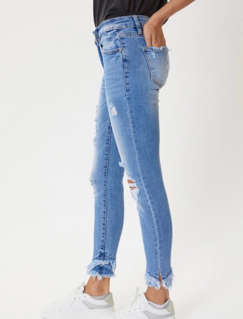 KANCAN SKINNY JEANS (BLUE) - BEYOUtify Boutique