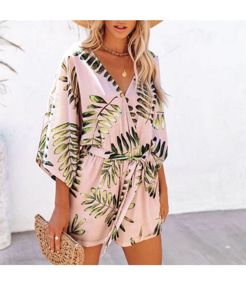 My Own Steps Floral Romper - BEYOUtify Boutique