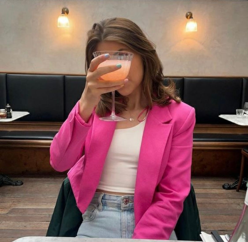 Hello Pink Blazer - BEYOUtify Boutique