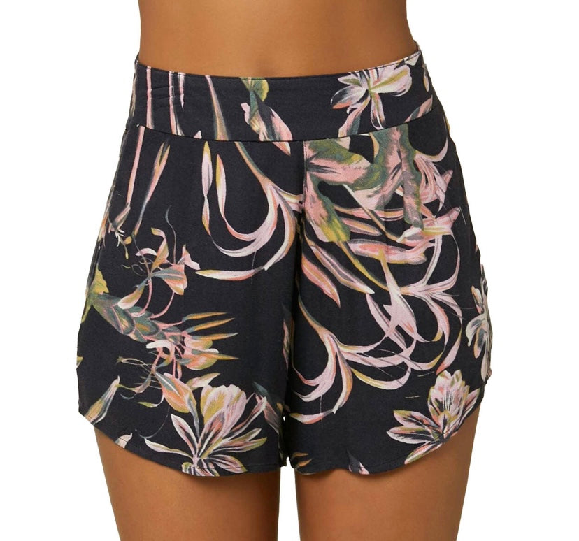 O'Neill Floral Shorts (Charcoal) - BEYOUtify Boutique