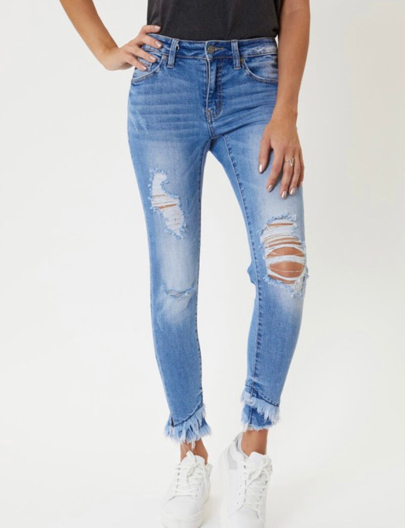 KANCAN SKINNY JEANS (BLUE) - BEYOUtify Boutique