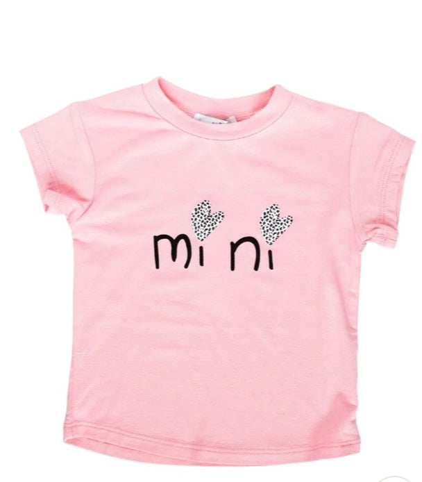 Mini Graphic Tee (Pink) - BEYOUtify Boutique 