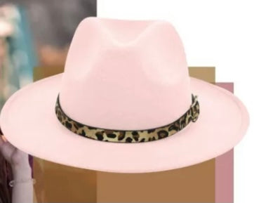 Keep It Classy Fedora Hat ( Light Pink) - BEYOUtify Boutique