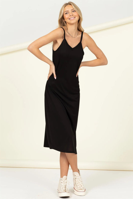 Make It Right Maxi Dress (Black) - BEYOUtify Boutique 