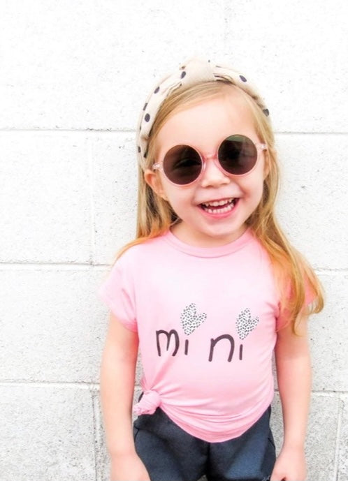 Mini Graphic Tee (Pink) - BEYOUtify Boutique