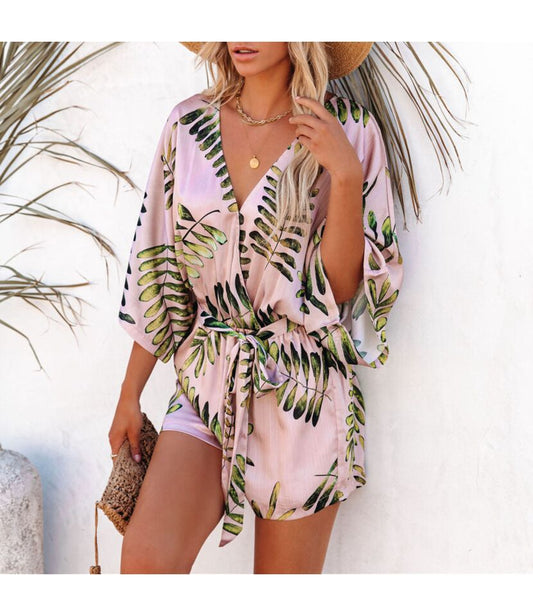 My Own Steps Floral Romper - BEYOUtify Boutique