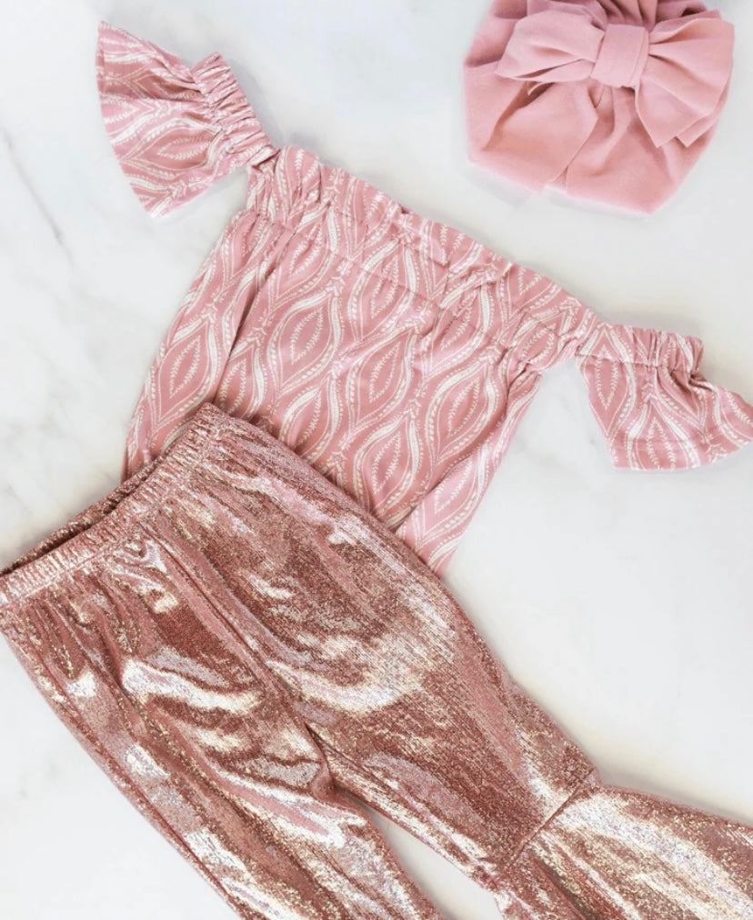 Kalanai Off Shoulder Onesie (Pink) - BEYOUtify Boutique