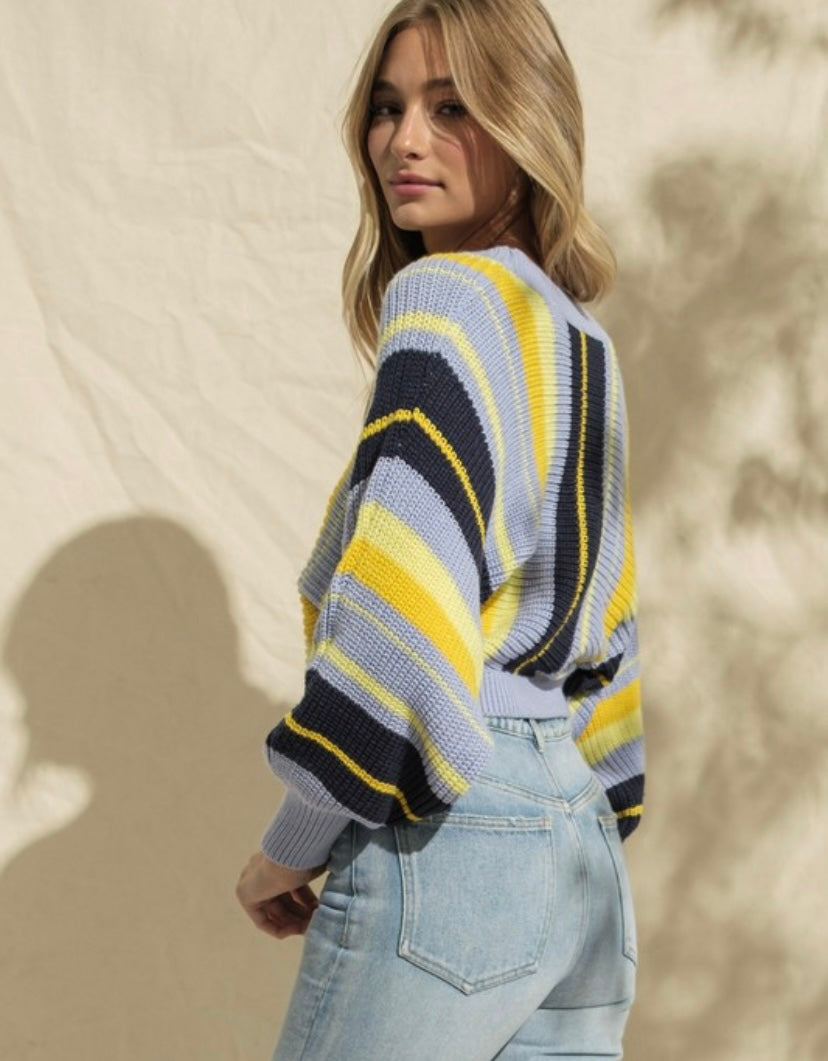 Haley Dolman Cropped Sweater - BEYOUtify Boutique