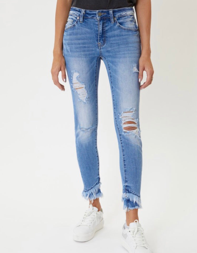 KANCAN SKINNY JEANS (BLUE) - BEYOUtify Boutique