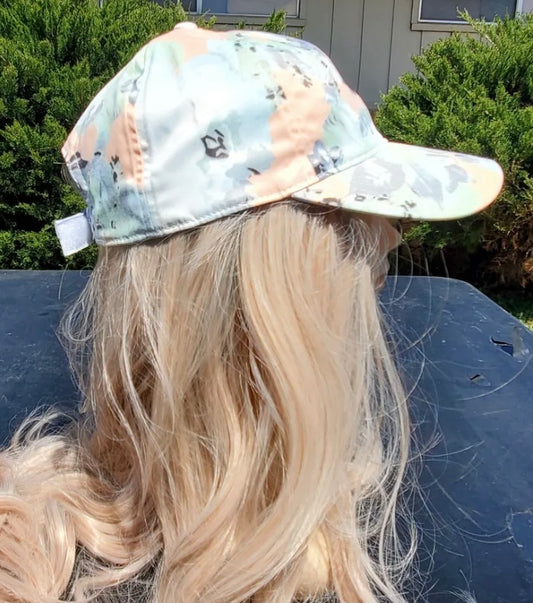 Bad Hair Day Floral Print Hat - BEYOUtify Boutique 