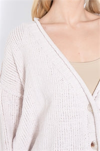Puff Sleeve Ivory Sweater - BEYOUtify Boutique