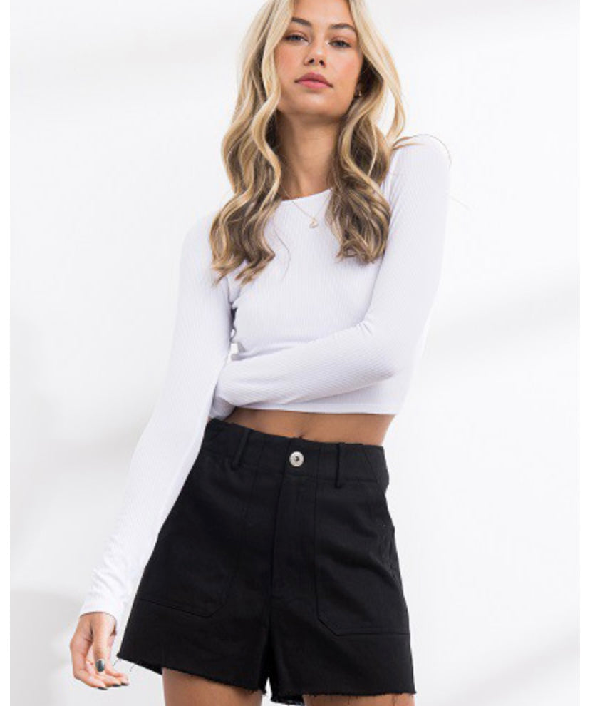 BEYOUtify Basic Tie Back Top (White) - BEYOUtify Boutique