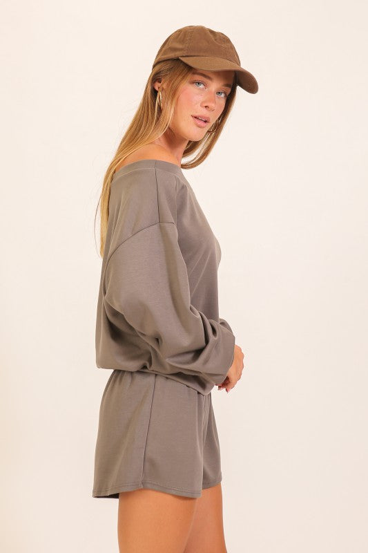 Off-Shoulder Lounge Set