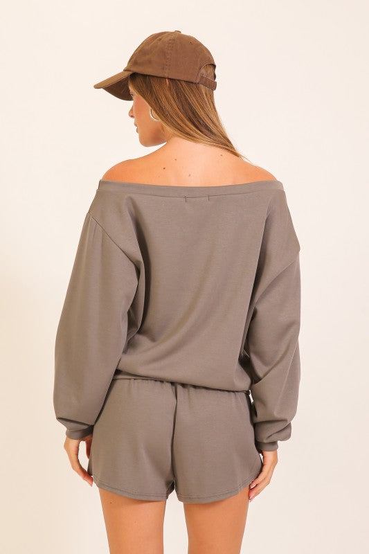 Off-Shoulder Lounge Set