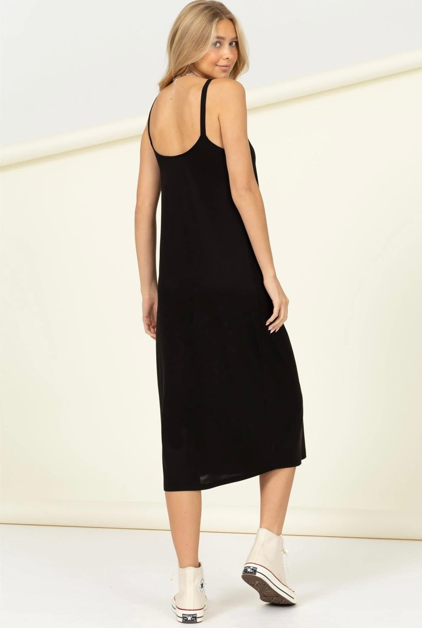 Make It Right Maxi Dress (Black) - BEYOUtify Boutique 
