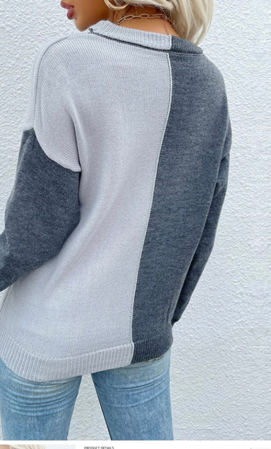 Make Time For Love Sweater (Grey) - BEYOUtify Boutique 