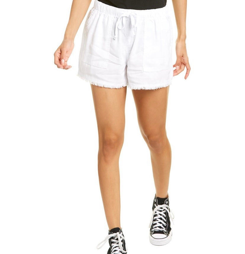 Good Times Casual Shorts (White) - BEYOUtify Boutique 