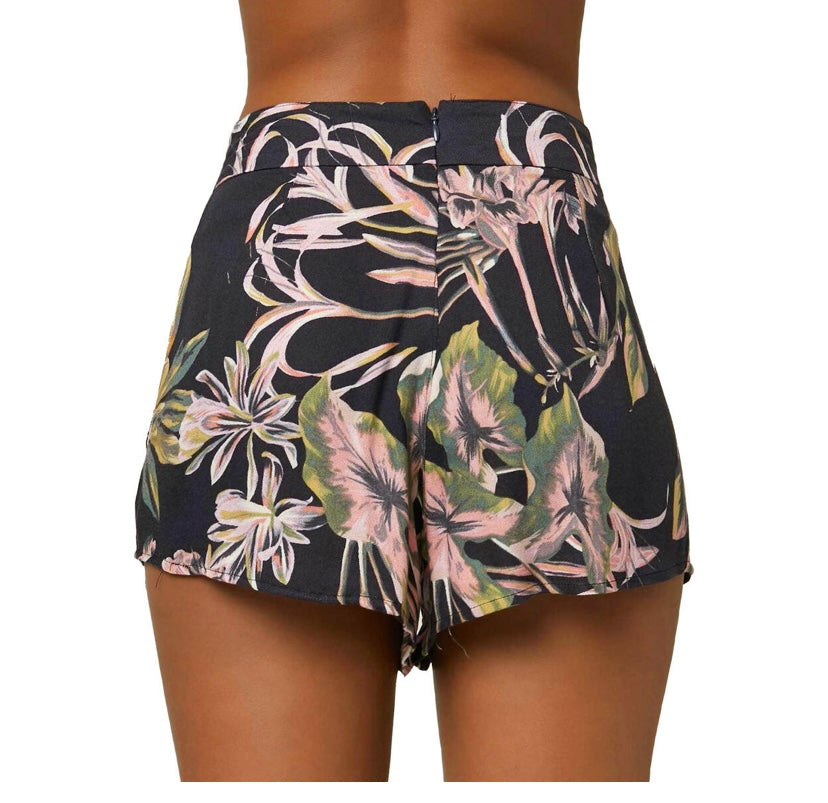 O'Neill Floral Shorts (Charcoal) - BEYOUtify Boutique 