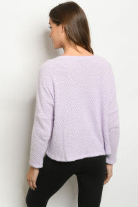 LAVENDER SWEATER (LAVENDER) - BEYOUtify Boutique 